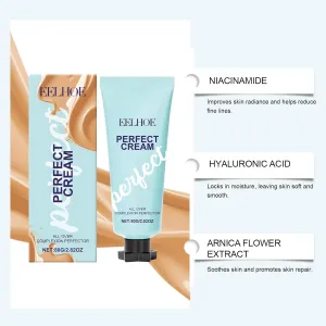 Supreme Cream Body Perfector, –Long Lasting Supreme Cream Body Perfector - Waterproof Transfer-Resistant Skin Tint CC Cream Foundation, Hydrating Concealer Shines Natural Beauty (1)