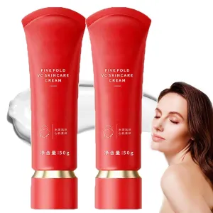 Swarous Moisturizing Tone-Up Concealer Cream, Swarous Vitamin C Makeup Tone Up Cream, Five Fold VC Skin CareCream (2 pcs, One size)