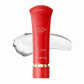 Swarous Moisturizing Brightening Tone-Up Concealer Cream, Swarous Vitamin C Makeup Tone up Cream, Five Fold VC Skincare Lotion Anti-Wrinkle, Oil Control &Long-Lasting & Waterproof (1pcs)