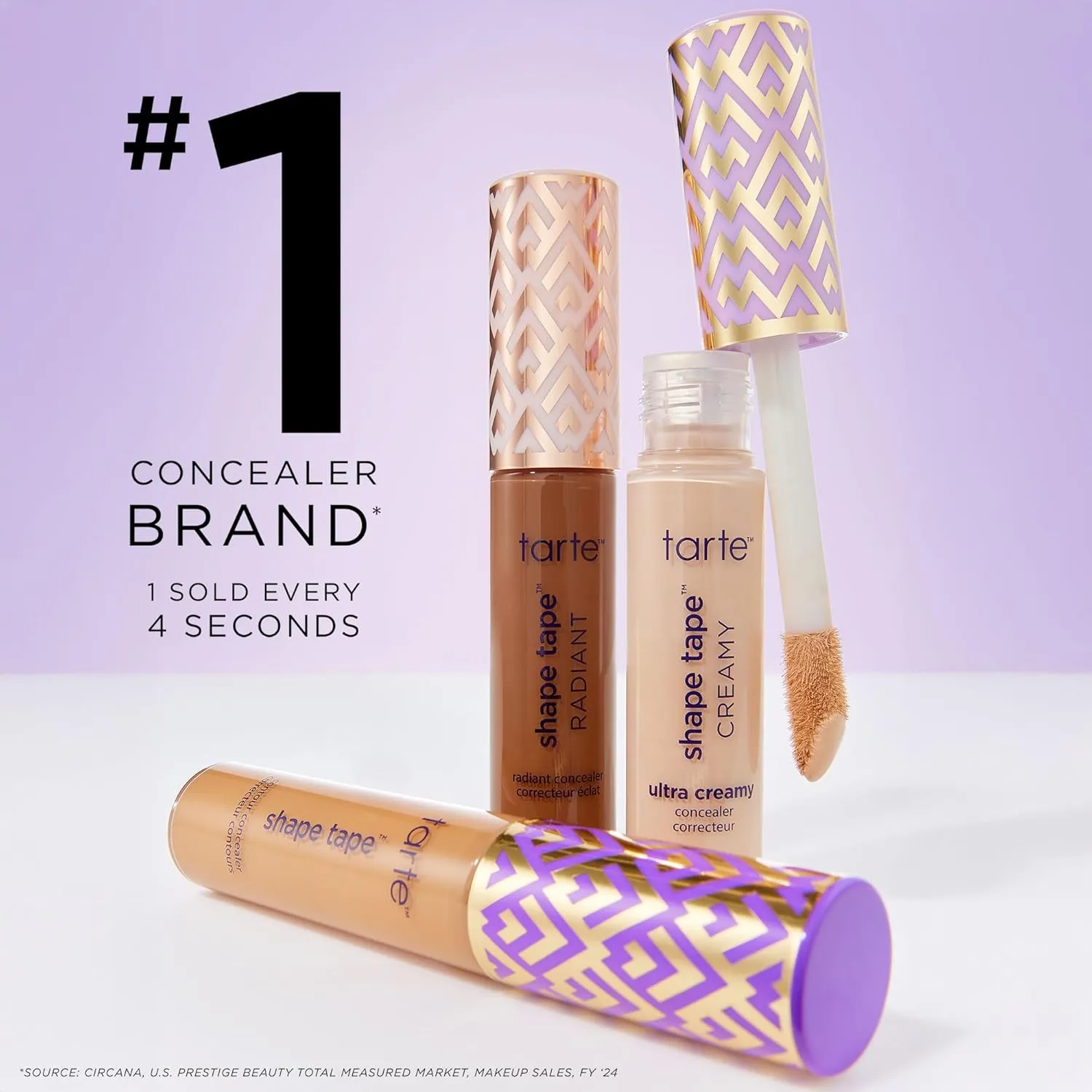Tarte Cosmetics Shape Tape Ultra Creamy Concealer 27H - Light Medium Honey, 0.33 Fl Oz (Pack of 1)
