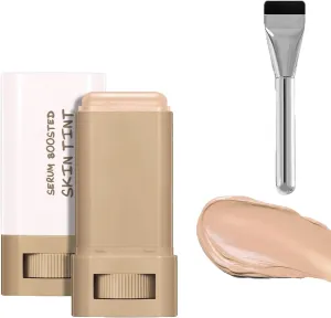 Tenddaily Foundation, Covebalm Skin Tint, Splendor Skin Tint Balm for Black Women, Splendor Serum Boosted Skin Tint Balm, Foundation Stick Beauty Boosted Skin Tint-04#