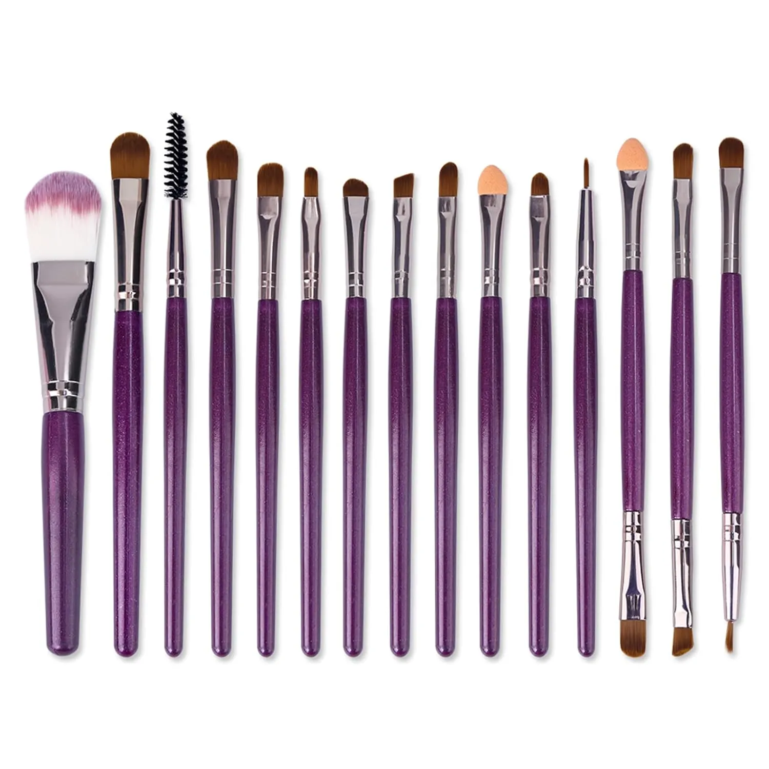UCANBE Spotlight Eyeshadow Palette   15 PCS Eye Brushes Makeup Set, Professional 40 Color Matte Shimmer Glitter Eye Shadow Pallet Highly Pigmented Waterproof Long Lasting Make up Pallete