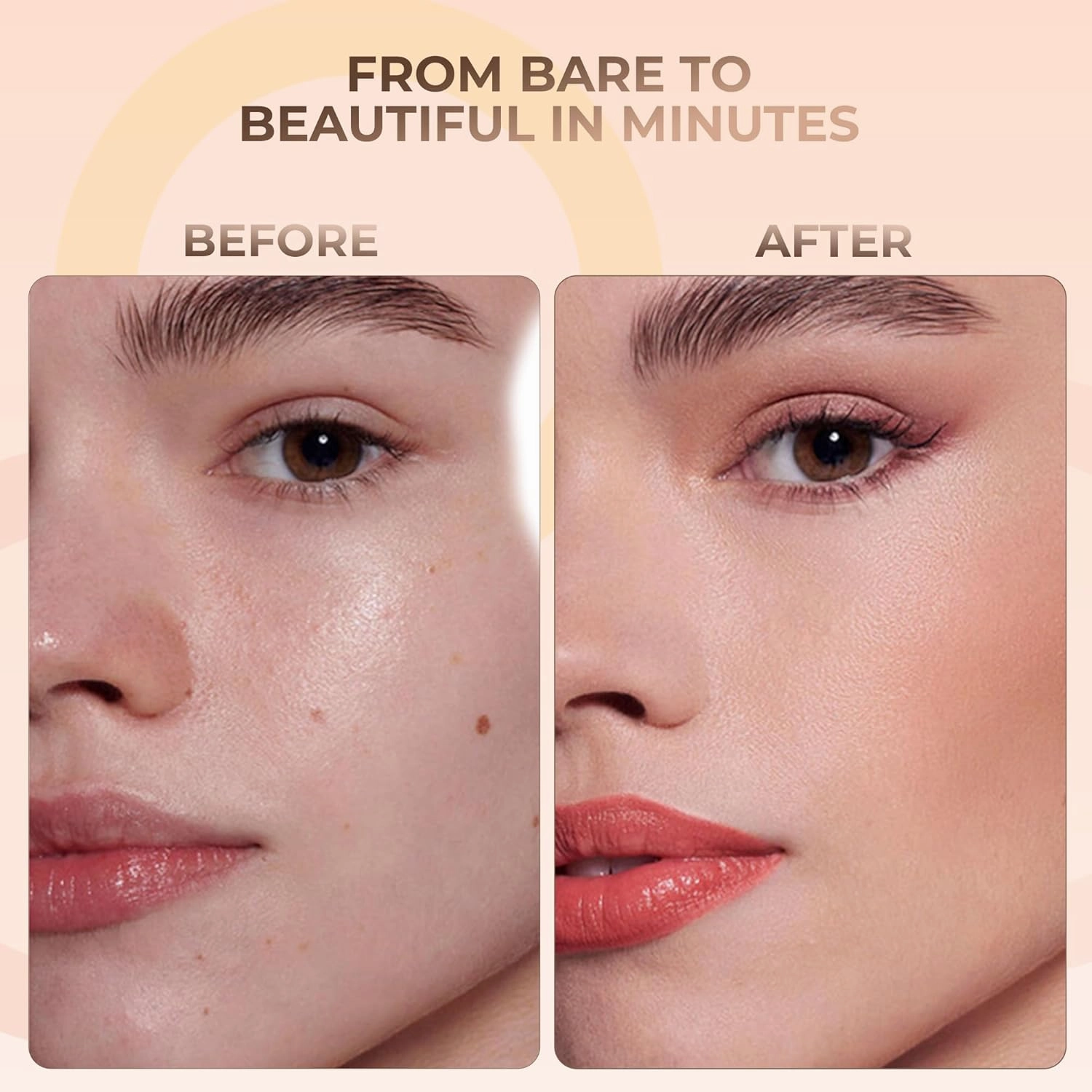 ULTIMATE KIT (FAIR 1) Full Size Mineral Makeup Set Matte Foundation Kit Bare Face Sheer Powder Cover
