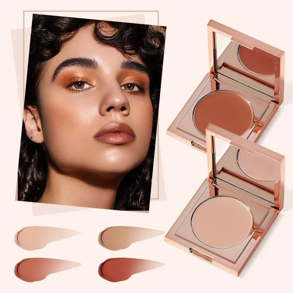 Undereye Dark Circle Corrector, Portable Brush Concealer, Easily Conceals Dark Circles, Designed for Women, Moisturizing, Brightening Effect (Light-Medium Peach, #01)