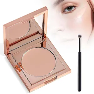 Undereye Dark Circle Corrector, Portable Brush Concealer, Easily Conceals Dark Circles, Designed for Women, Moisturizing, Brightening Effect (Light-Medium Peach, #01)