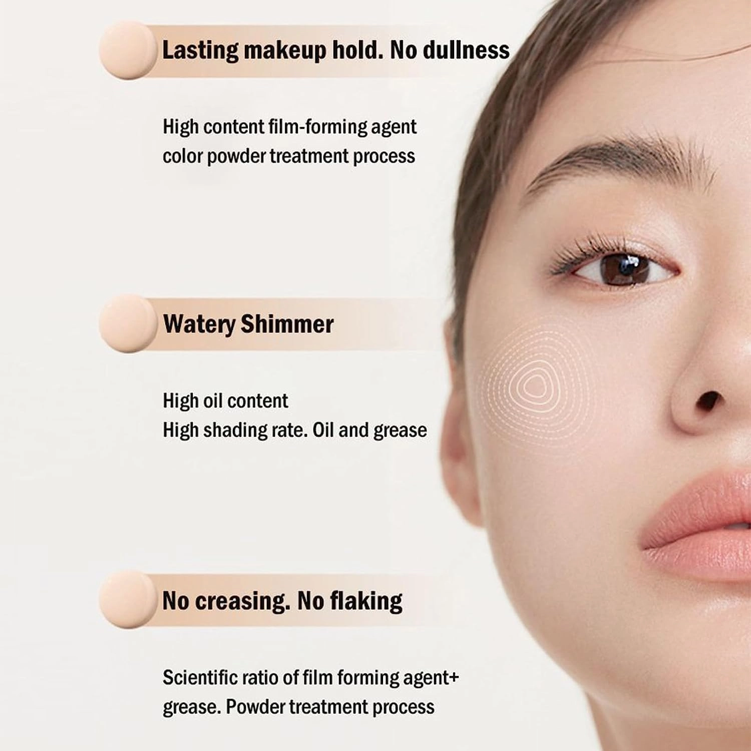 Updo Foundation, Oudo Foundation, Updo Matte Face Makeup Liquid Foundation Primer, Updo Concealer Foundation, Wodo Moisturizing Foundation, Invisible Foundation Makeup Base (Matte - W02)