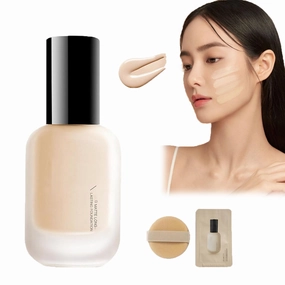 Updo Foundation, Oudo Foundation, Updo Matte Face Makeup Liquid Foundation Primer, Updo Concealer Foundation, Wodo Moisturizing Foundation, Invisible Foundation Makeup Base (Matte - W02)