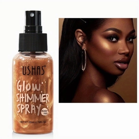 USHAS Liquid Highlighter, Liquid Concealer, Permanent Water and Oil Resistant, Glitter (4, 76ml)