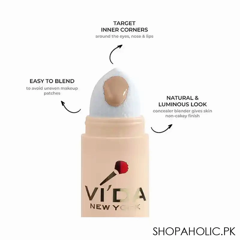 Vi'da New York Cover Up Concealer & Corrector, High Coverage, Lightweight, SPF 20, PA   , 16 Light