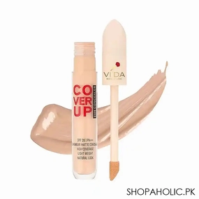 Vi'da New York Cover Up Concealer & Corrector, High Coverage, Lightweight, SPF 20, PA   , 16 Light