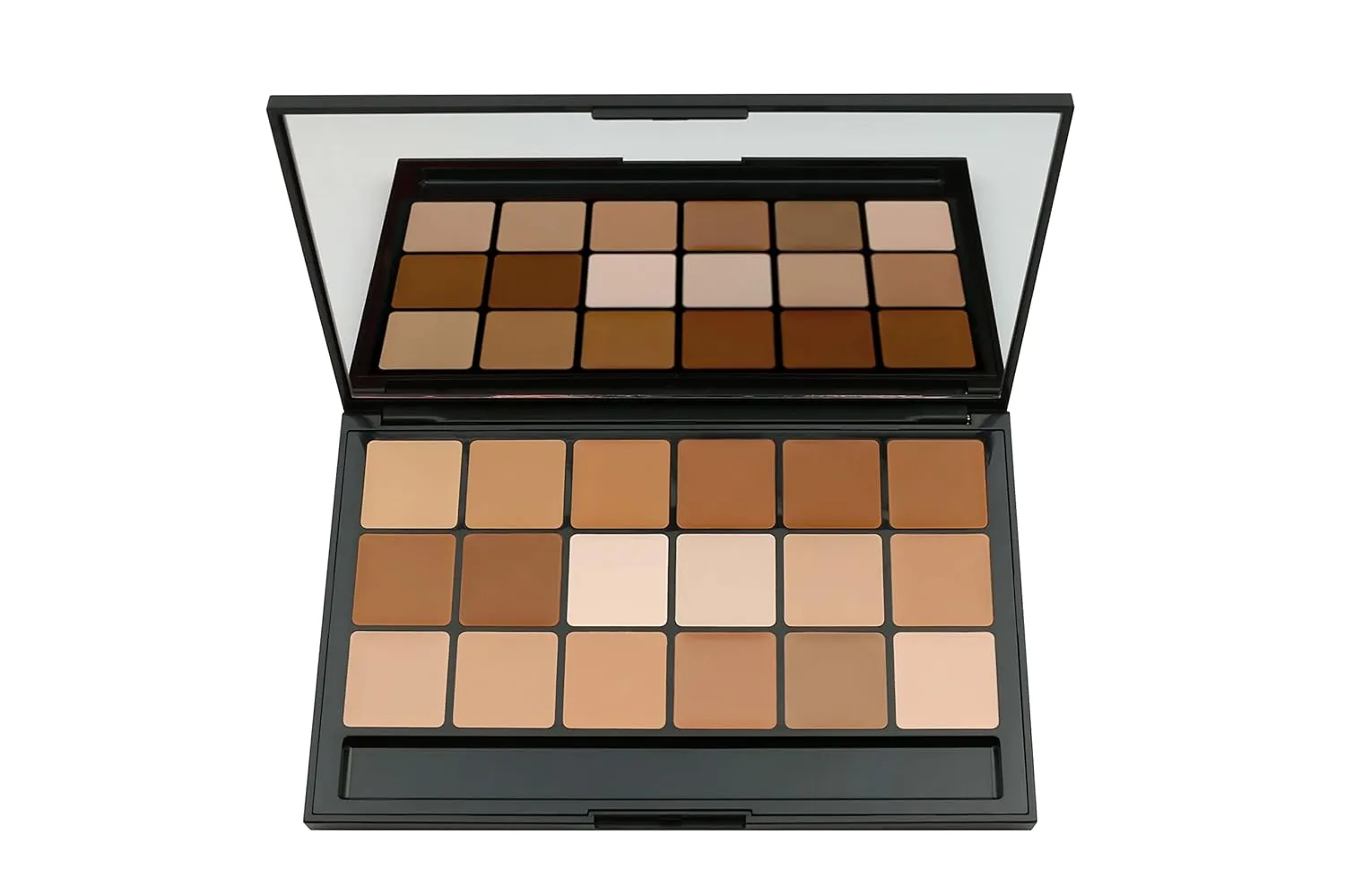 Vincent Kehoe 18-Part Foundation & Concealer Palette #11, Pro MUA Essential, Highly Pigmented, Blendable Cream Formula, Full Coverage, HD Ready, Vegan & Cruelty-Free, Customizable Shades
