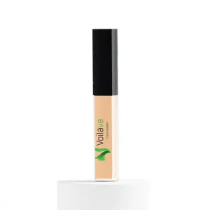 Voilave Full-Coverage Medium Beige Concealer | High-Pigment, Oil-Free, Lightweight Liquid | Conceals Dark Circles, Scars, Hyperpigmentation & Tattoos | Vegan, Cruelty-Free, Made in Canada (0.28oz/ 8g)