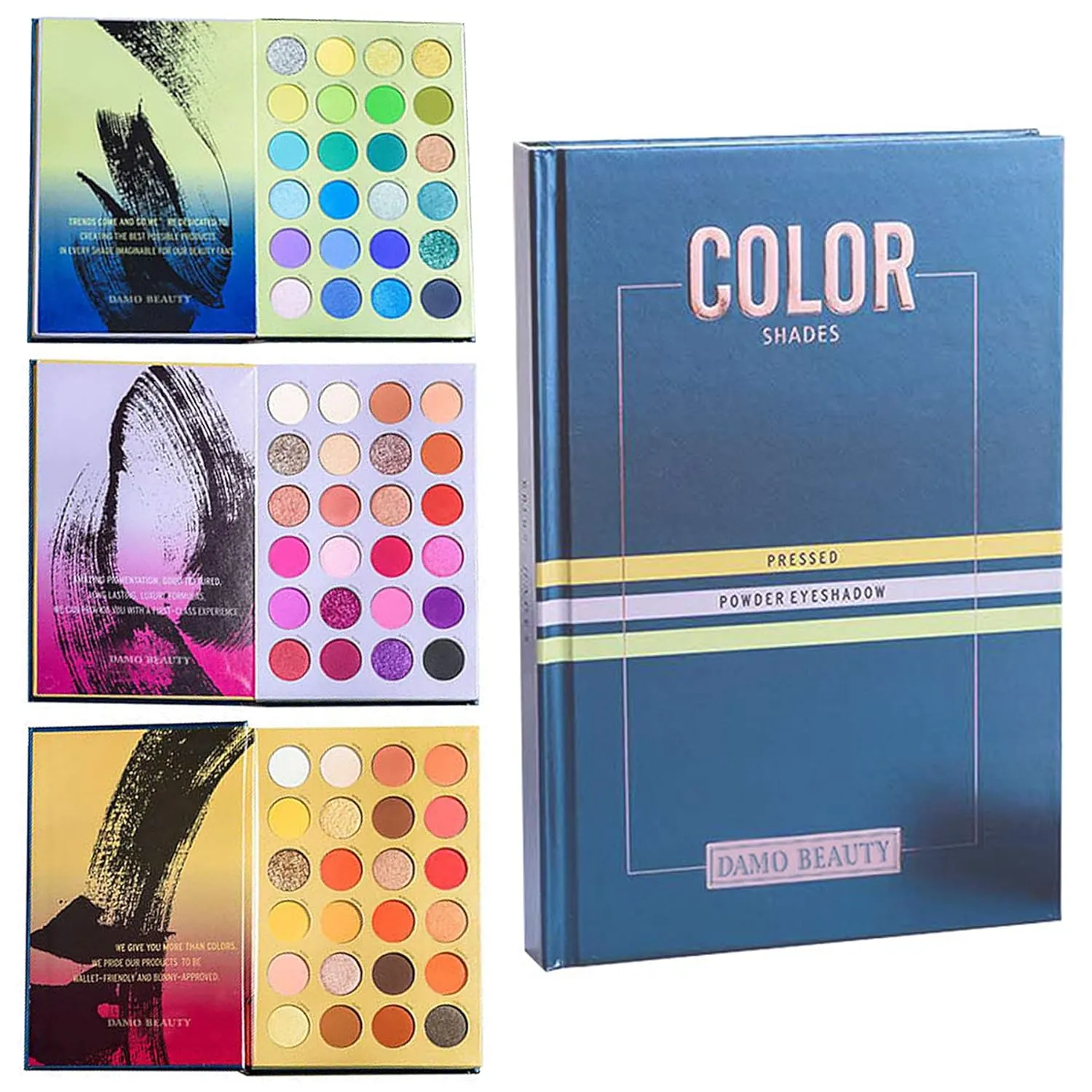 Vtrem 72 Colors Eyeshadow Palette Matte Pearlescent Eye Makeup Palette with 3 Layers Long Lasting Waterproof Eyes Shadow Powder Natural Highly Pigmented Easy to Blend