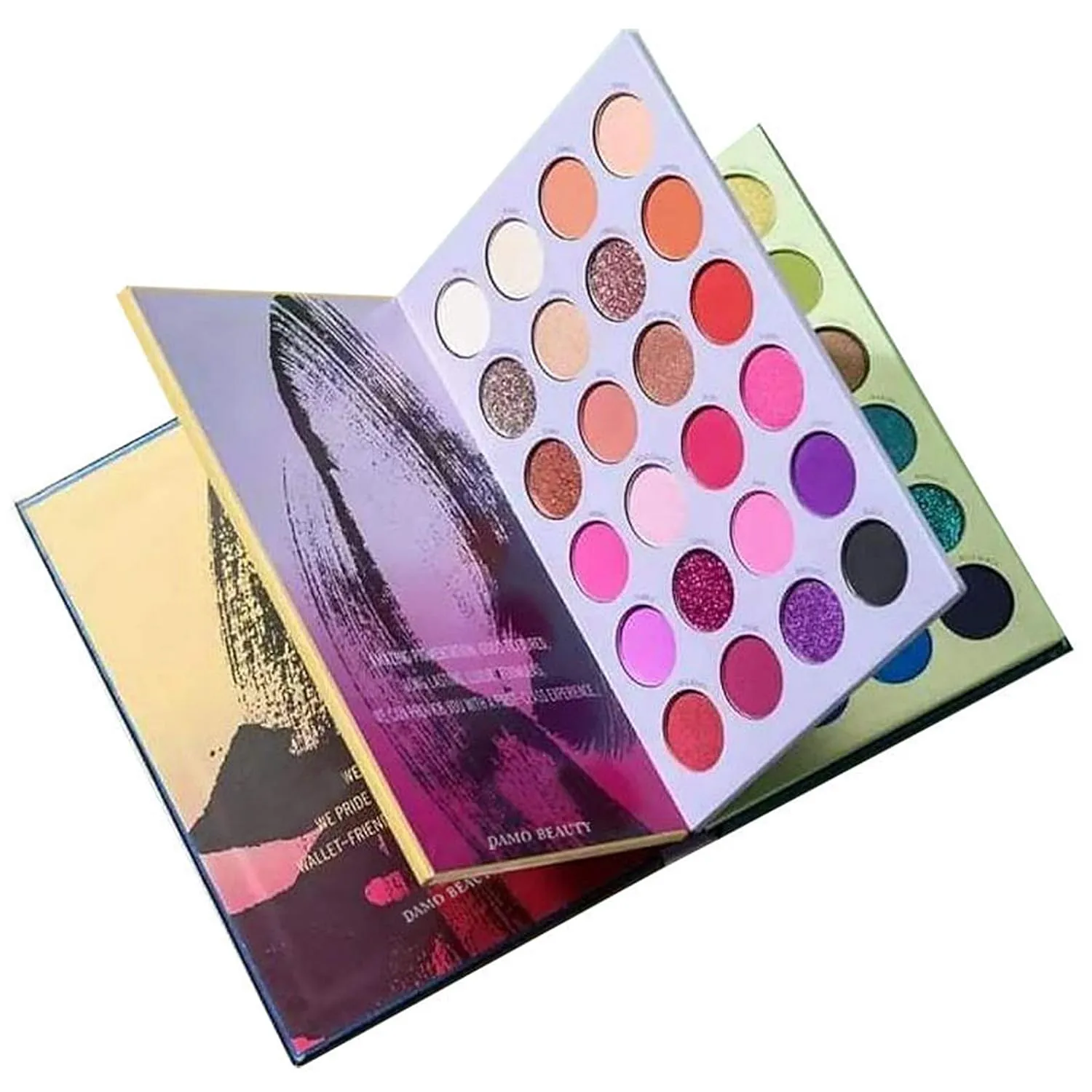 Vtrem 72 Colors Eyeshadow Palette Matte Pearlescent Eye Makeup Palette with 3 Layers Long Lasting Waterproof Eyes Shadow Powder Natural Highly Pigmented Easy to Blend
