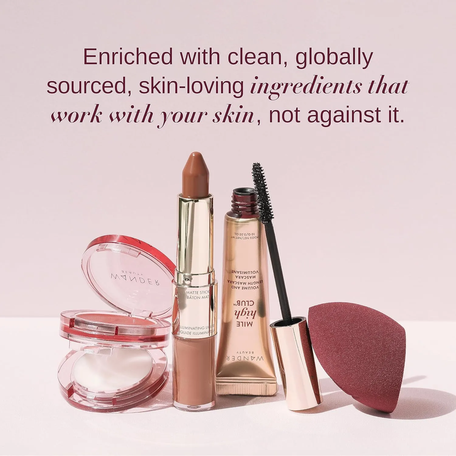 Wander Beauty Dualist Matte and Illuminating Concealer Makeup - Golden Rich - Dual-Ended Matte & Liquid Concealer Stick - Full Coverage Formula to Brighten, Firm & Hydrates Under Eyes - 0.28 fl oz