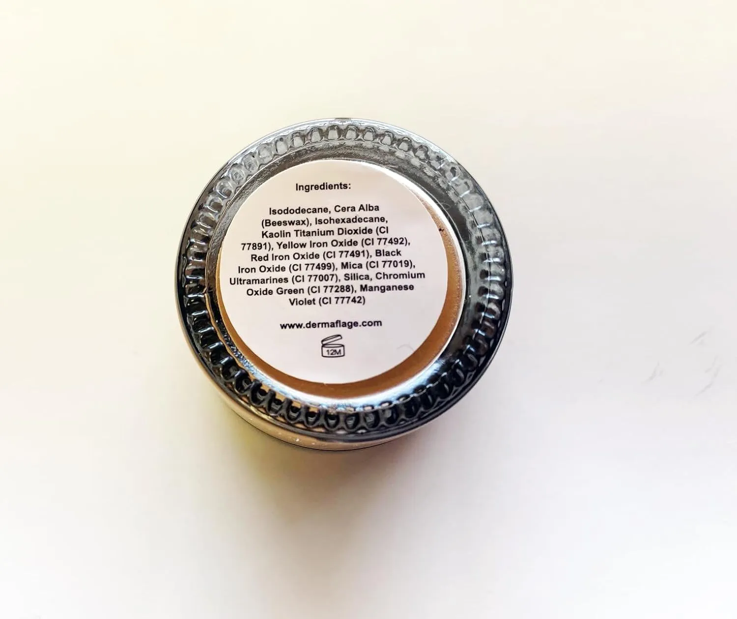 Waterproof Concealer Cream, Full Coverage Waterproof Makeup, Color Match Promise by Dermaflage, 6g