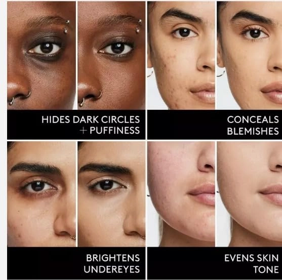 Were Even Hydrating Longwear Concealer - 220W Light Medium With Warm Neutral Undertones by Fenty Beauty for Women - 0.30 oz Concealer