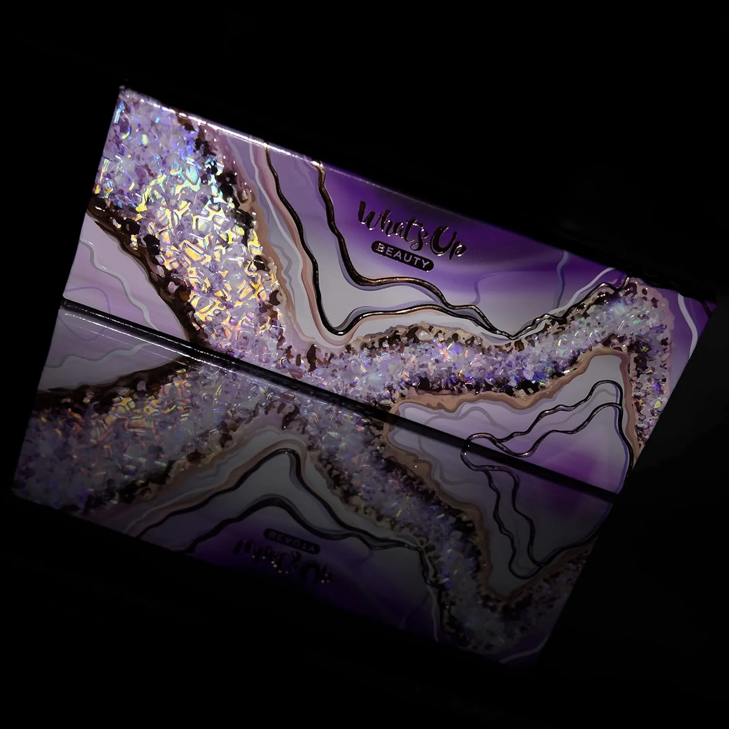 Whats Up Beauty - Geodes Eyeshadow Palette Talc Free Clean Cruelty Free Made in Italy Sustainable Makeup