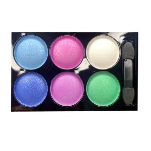 Xaena Eyeshadow,6 Colors Eyeshadow Palette Matte Shimmer Glitter Ultra Pigmented Long Lasting Makeup Eye Shadow Powder Waterproof Eye Shadow Palette Cosmetics Makeup Kit Christmas Party Essentials (2#)