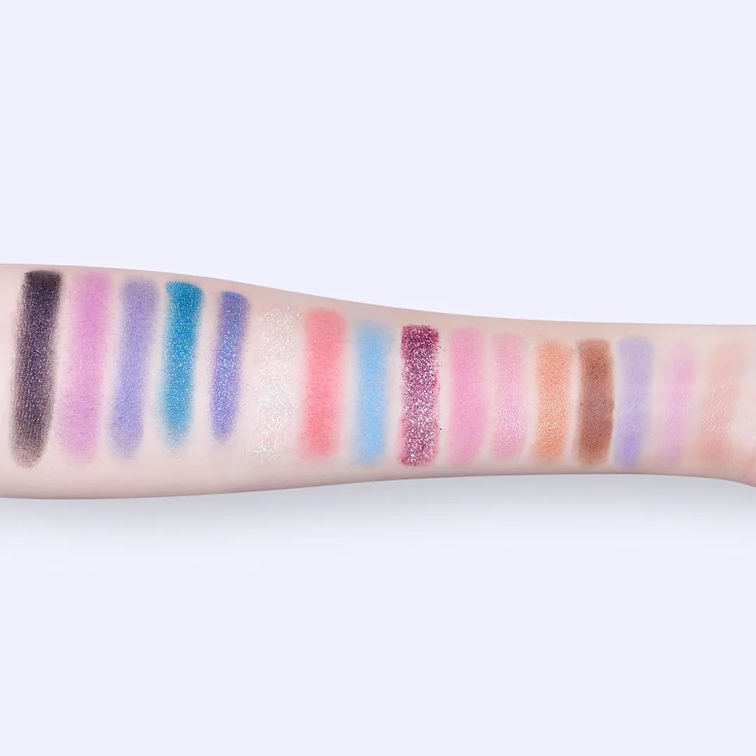 zeesea The British Museum Egypt Collection Eyeshadow Shimmer Matte Glitter 16 Colors Eyeshadow Palette (#09 Crystal Skull)