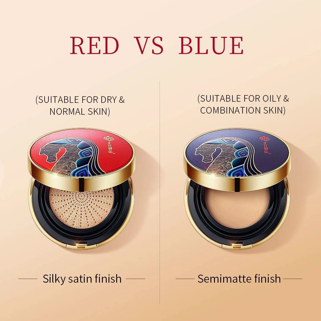 zeesea [Palace Identity Air Cushion BB Cream Moisturizing Foundation Waterproof Concealer Long Lasting Brighten Makeup Natural Cover (W02#Brighten)
