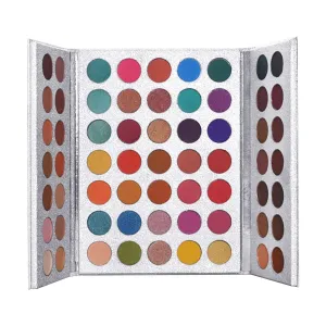 ZJchao 63 Colors Eyeshadow Palette, Rainbow Colors Professional High Pigmented Matte Glitter Makeup Pallet for Eye Makeup Artist